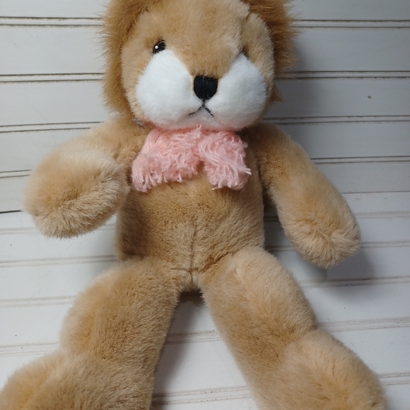 Vintage Lion Plush Stuffed Animal Short Main Safari Zoo 1993. Condition is pre-o - Picture 2 of 9